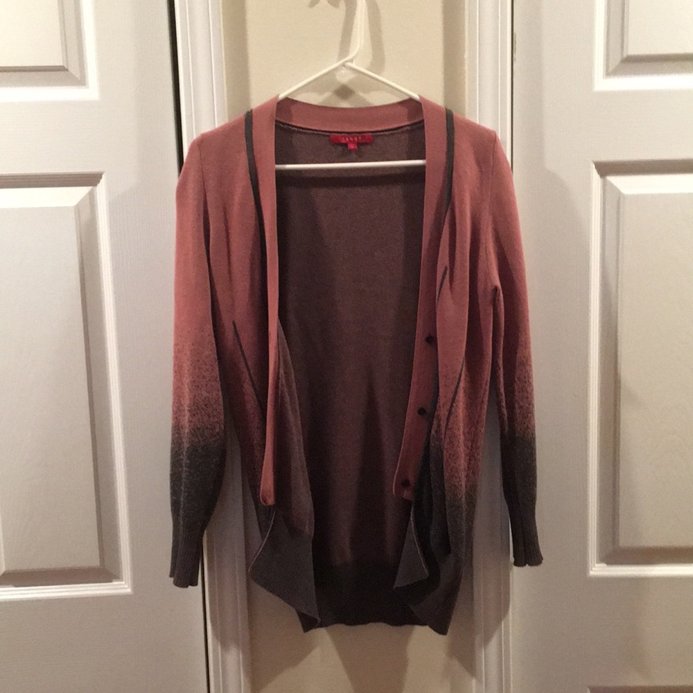 100 % cotton cardigan sweater small